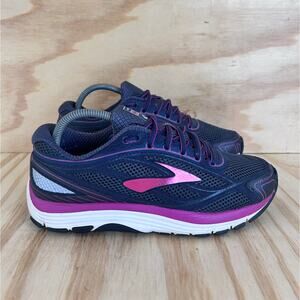 Brooks - Dyad 9 - Running Shoes - Gray/Purple - Women's - 9(D) Wide -1202231D442